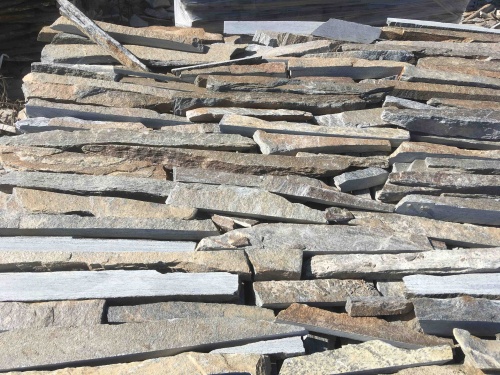 Горбушка златолит мультиколор для облицовки купить в Щёлково