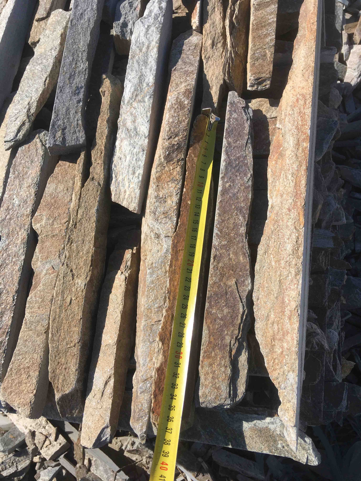 Горбушка златолит мультиколор для облицовки купить в Щёлково