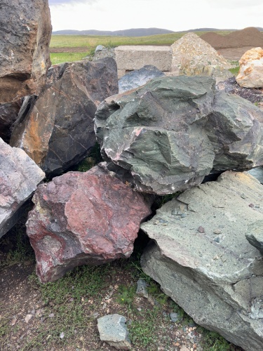 Камни для ландшафтного дизайна зелёные 10-60 килограмм купить в Щёлково