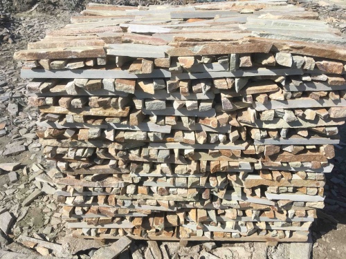 Горбушка златолит золотистый для облицовки купить в Щёлково