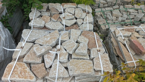 Гранитный плитняк галтованный для парковки купить в Щёлково