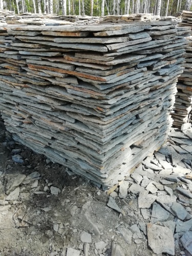 Плитняк златолит Уральский для цоколя, отмостки купить в Щёлково